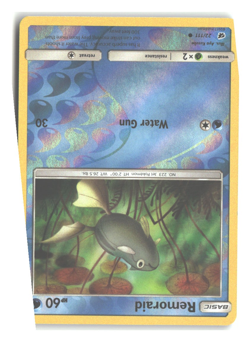 22/111 Remoraid Common Reverse Holofoil