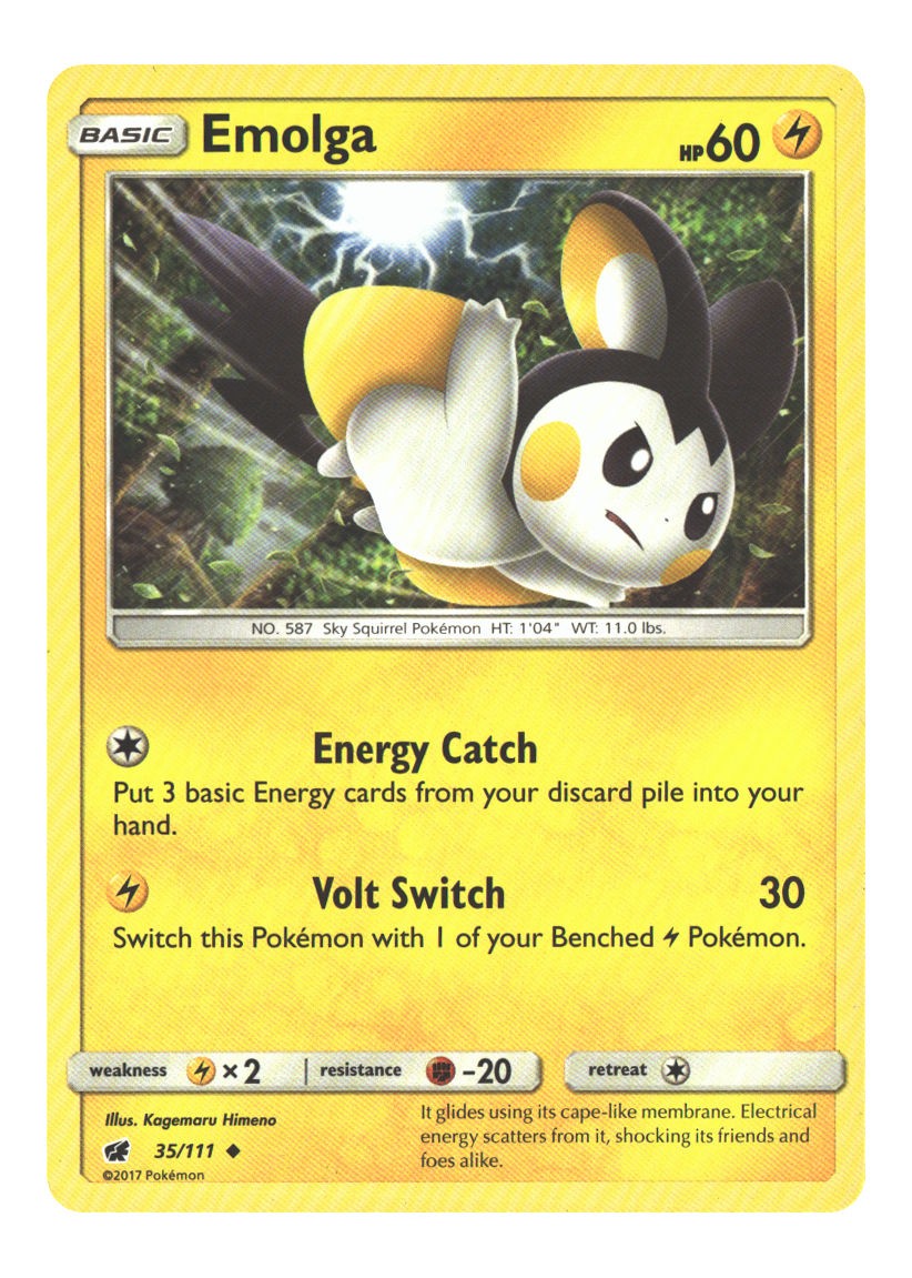 35/111 Emolga Uncommon Normal