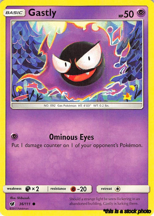 Common Gastly [36/111 Lightly Played ]