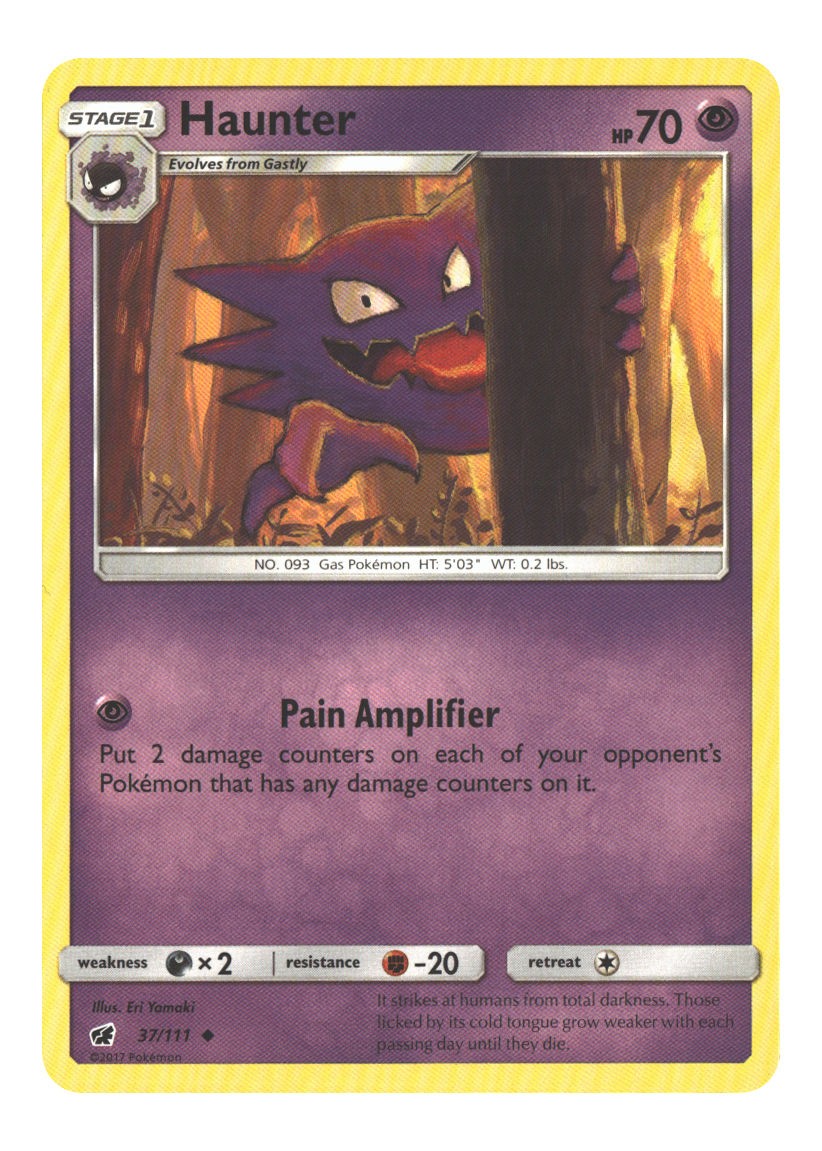 37/111 Haunter Uncommon Normal