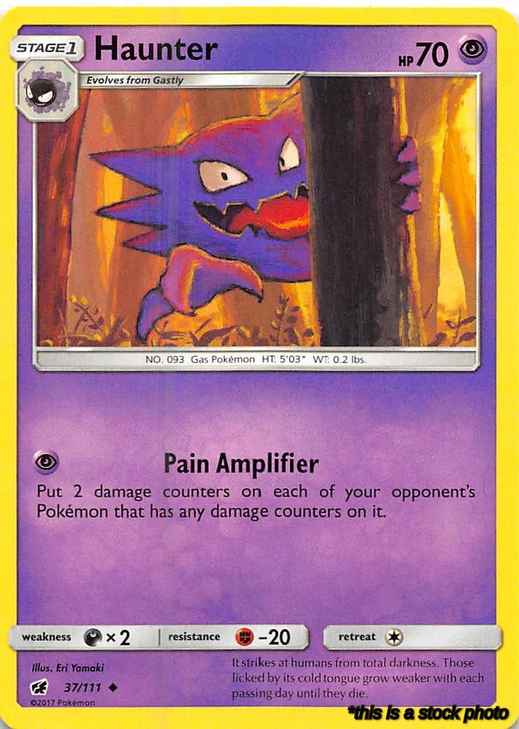 37/111 Haunter Uncommon Normal