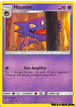 37/111 Haunter Uncommon Normal