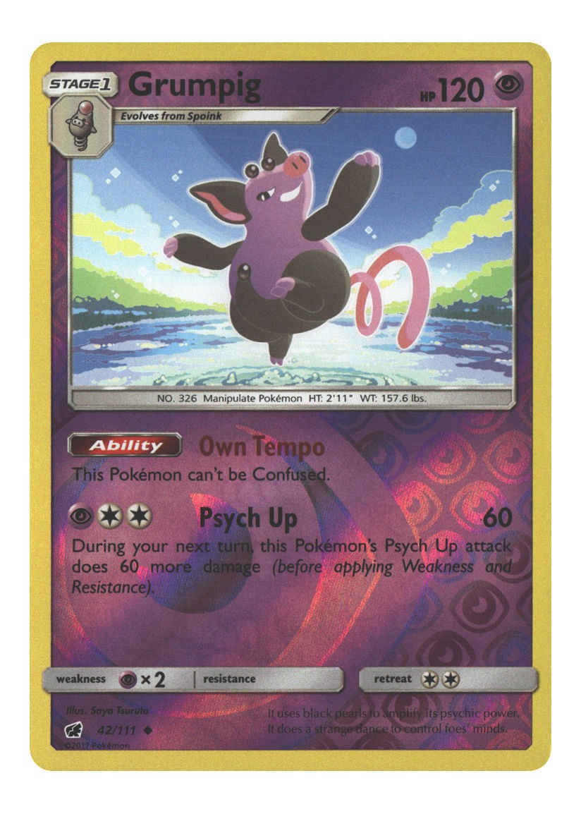 42/111 Grumpig Uncommon Reverse Holofoil
