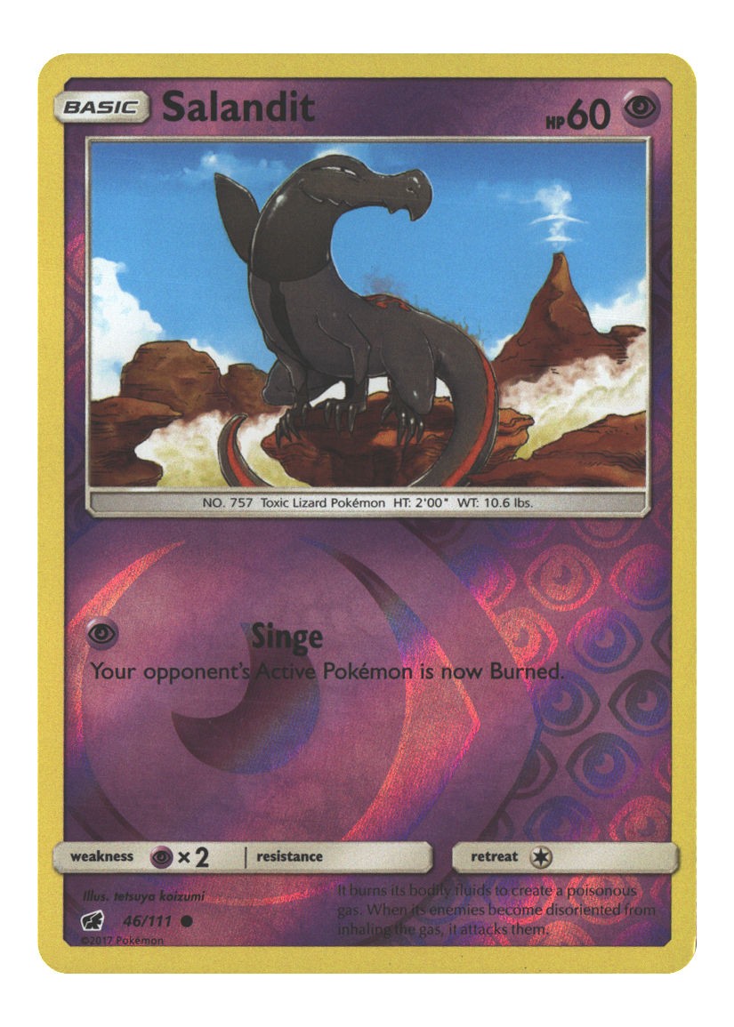 46/111 Salandit Common Reverse Holofoil