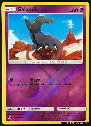 46/111 Salandit Common Reverse Holofoil