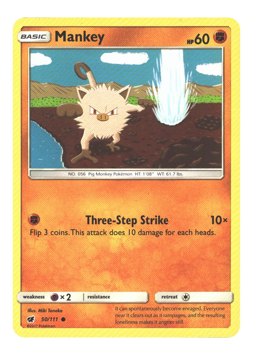 50/111 Mankey Common Normal
