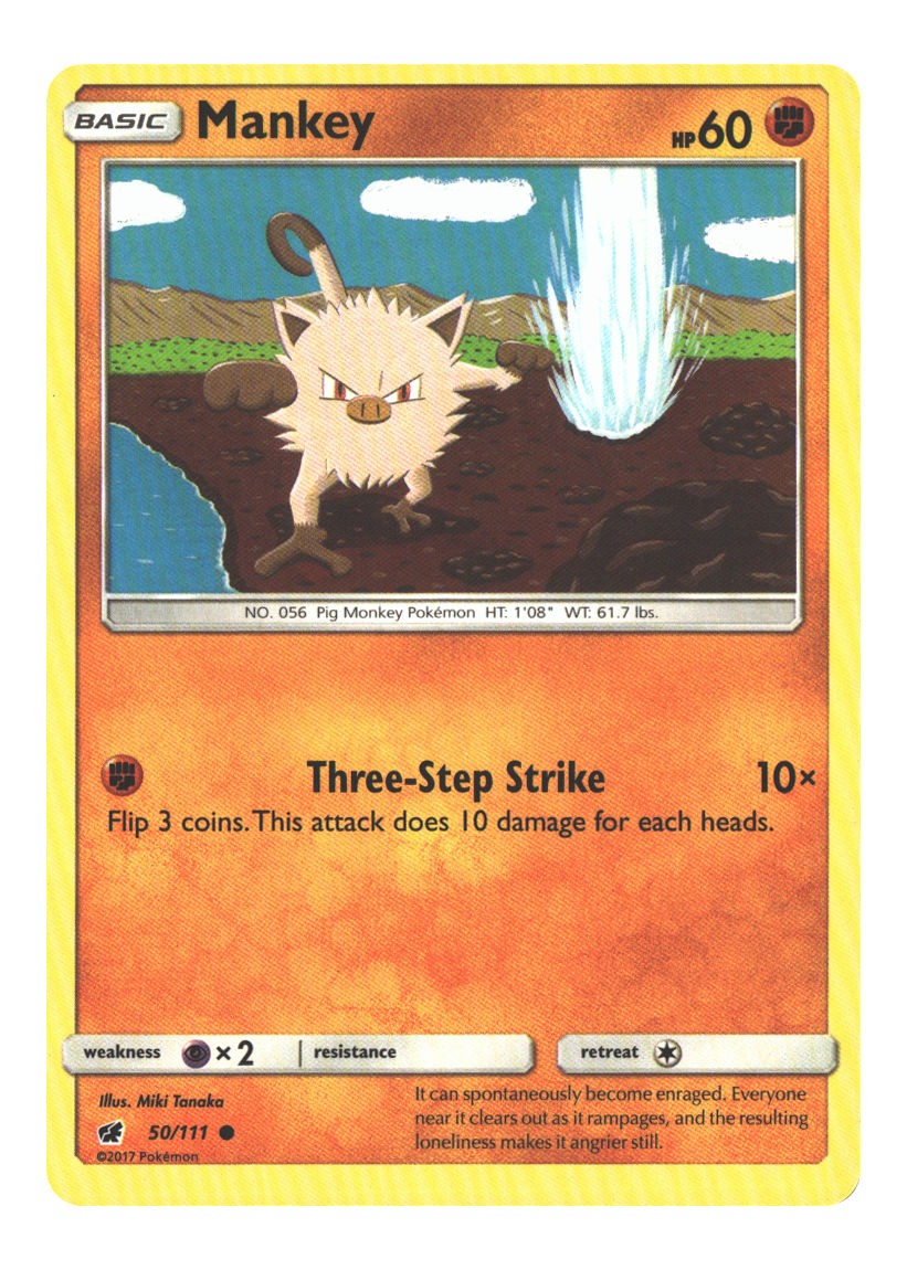 50/111 Mankey Common Normal