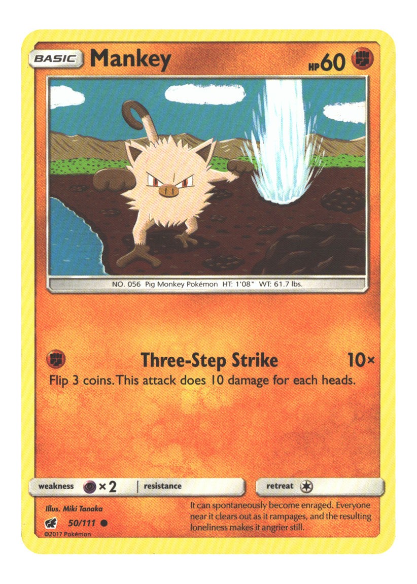 50/111 Mankey Common Normal