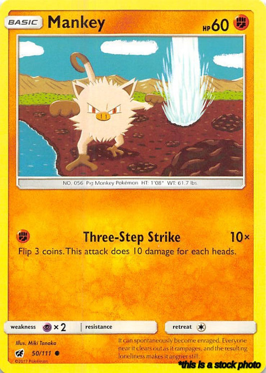 Normal Mankey [50/111 Near Mint ]