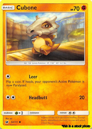 Normal Cubone [52/111 Near Mint ]