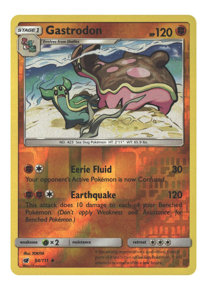 54/111 Gastrodon Uncommon Reverse Holofoil