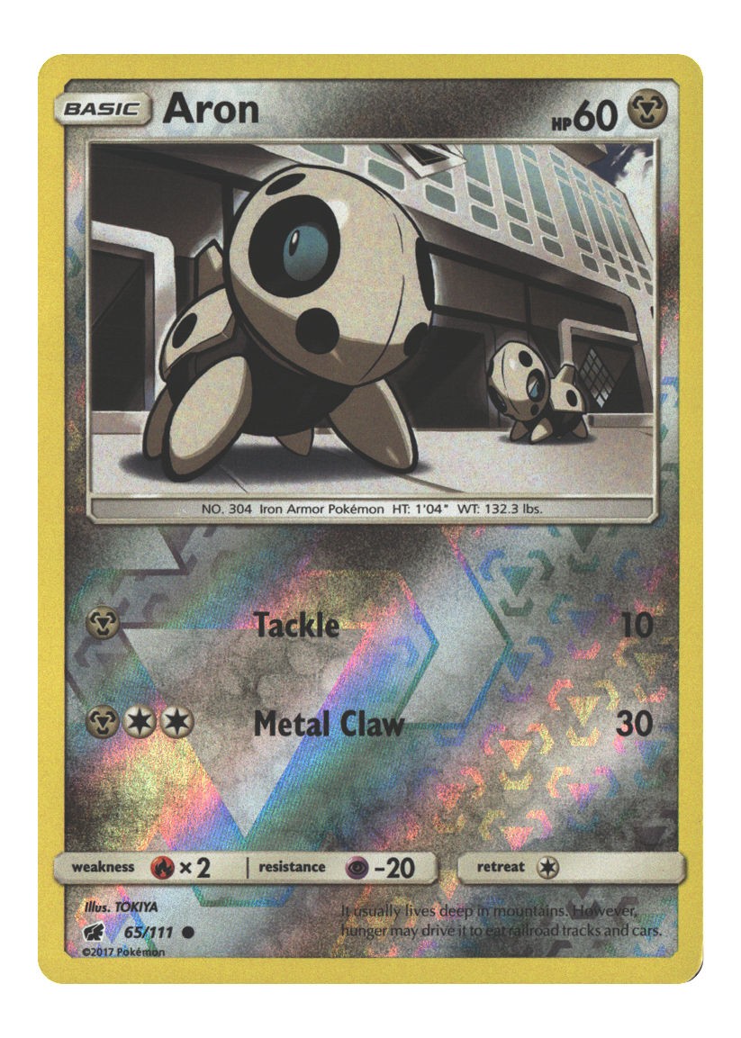 65/111 Aron Common Reverse Holofoil