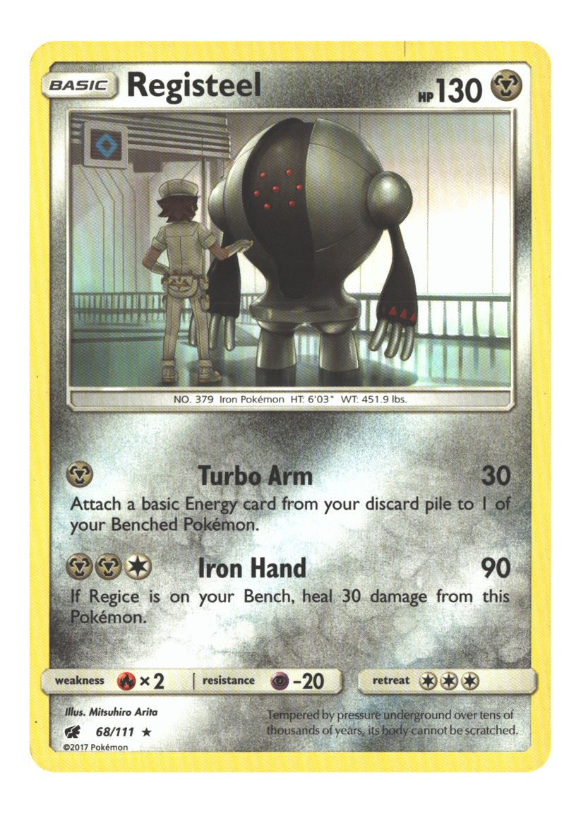 68/111 Registeel Rare Normal