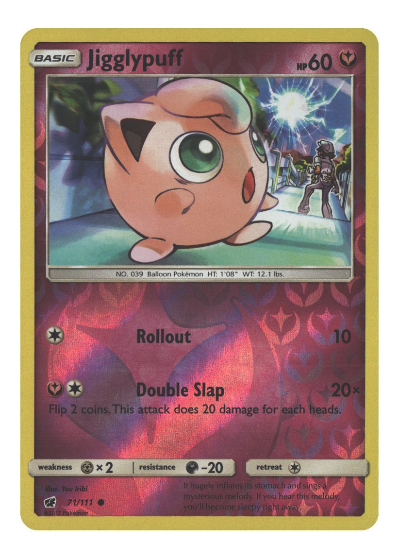71/111 Jigglypuff Common Reverse Holofoil