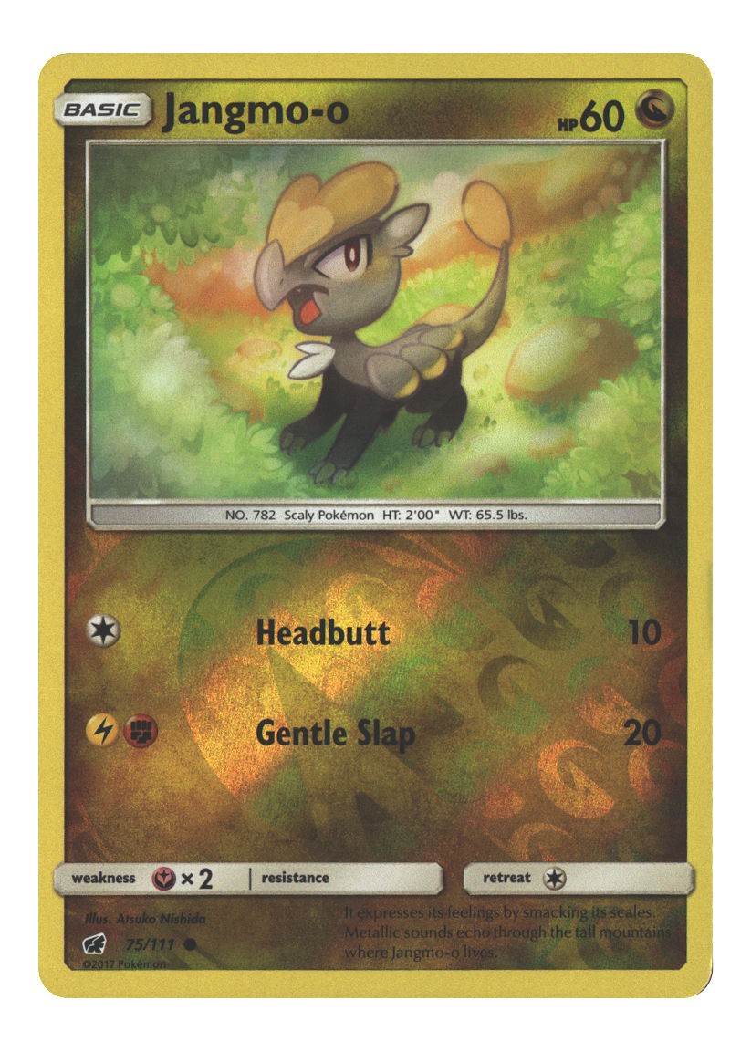 75/111 Jangmo-o Common Reverse Holofoil