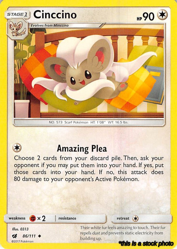 86/111 Cinccino Uncommon Normal