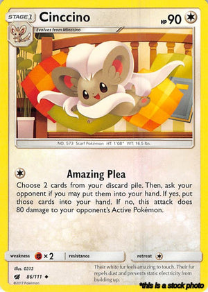 86/111 Cinccino Uncommon Normal