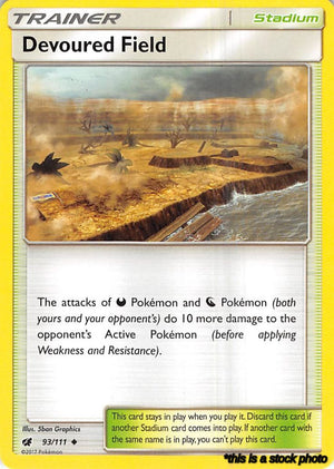 Uncommon Devoured Field [93/111 Near Mint ]