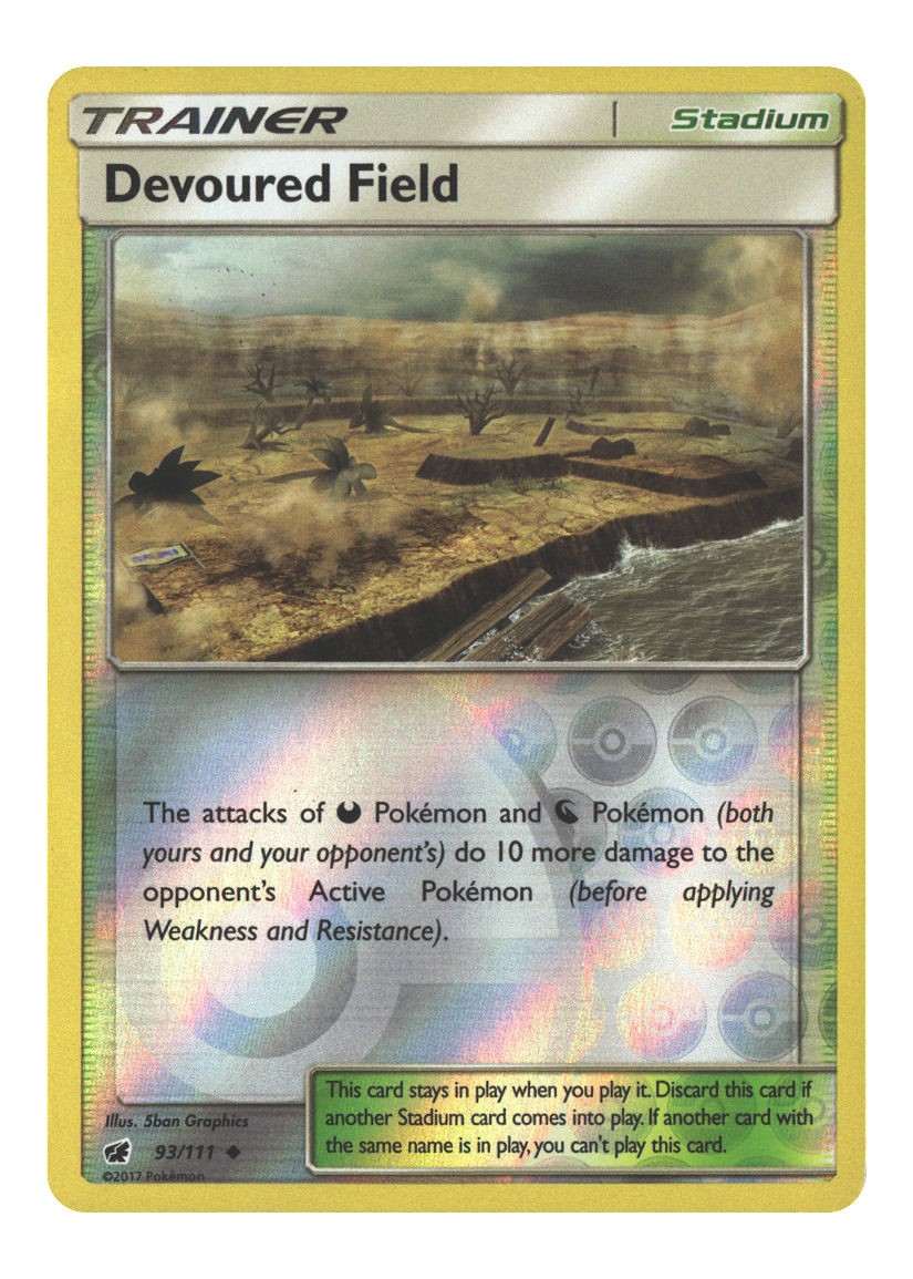 93/111 Devoured Field Uncommon Reverse Holofoil