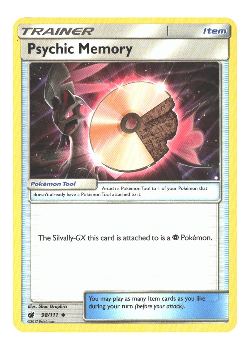 98/111 Psychic Memory Uncommon Normal