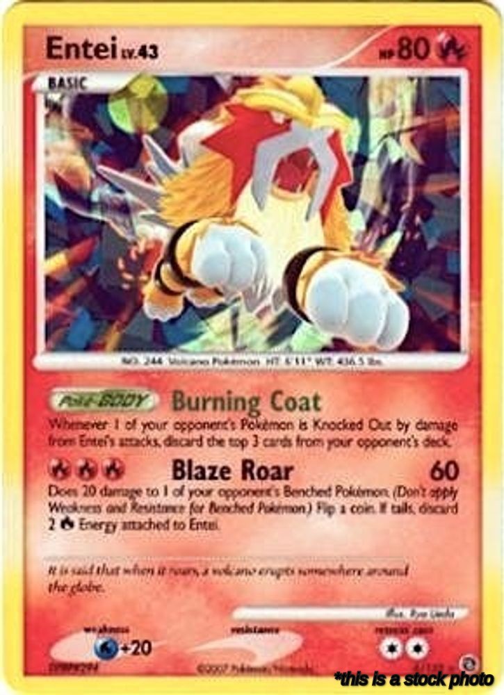 Entei - 4/132 (Cracked Ice Holo)