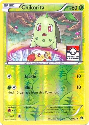 Promo Chikorita - 1/122 (Pokemon League) [001/122 Lightly Played ]