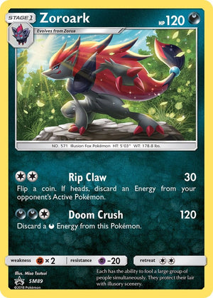 Promo Zoroark - SM89 [SM89 Near Mint ]