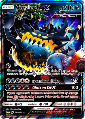 063a/111 Guzzlord GX Promo Holofoil