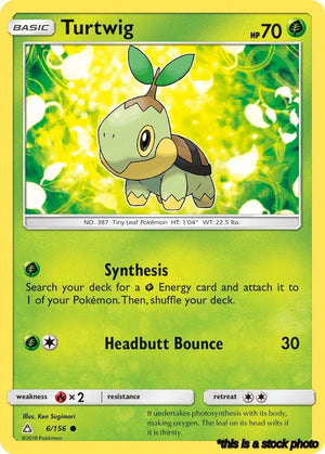 Normal Turtwig (6) [6/156 Near Mint ]