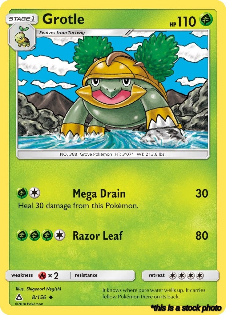 Uncommon Grotle [8/156 Near Mint ]