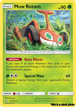 Rare Mow Rotom [14/156 Near Mint ]