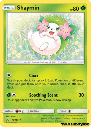 Holo Rare Shaymin (15) [15/156 Lightly Played ]