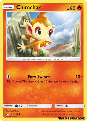 Common Chimchar (21) [21/156 Near Mint ]