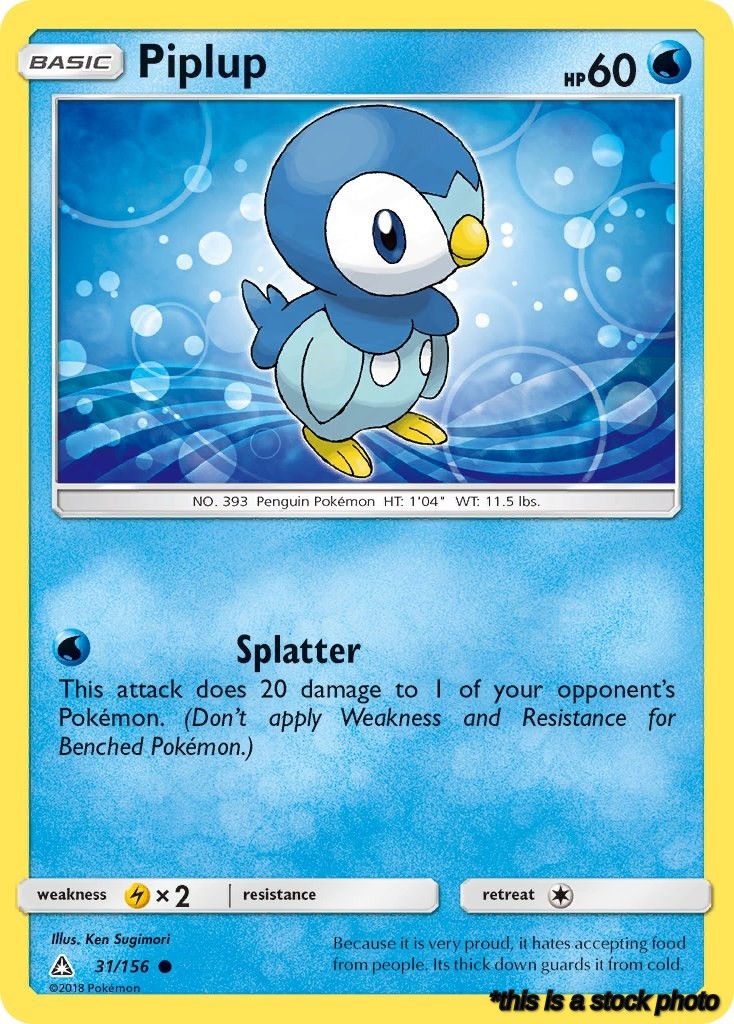 31/156 Piplup (31) Common Normal