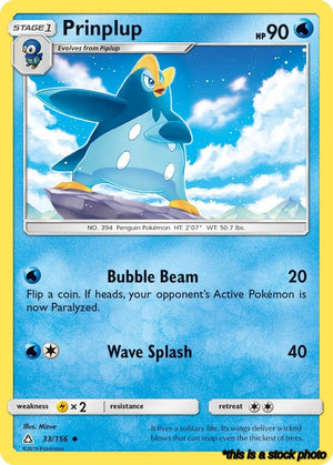 33/156 Prinplup Uncommon Normal