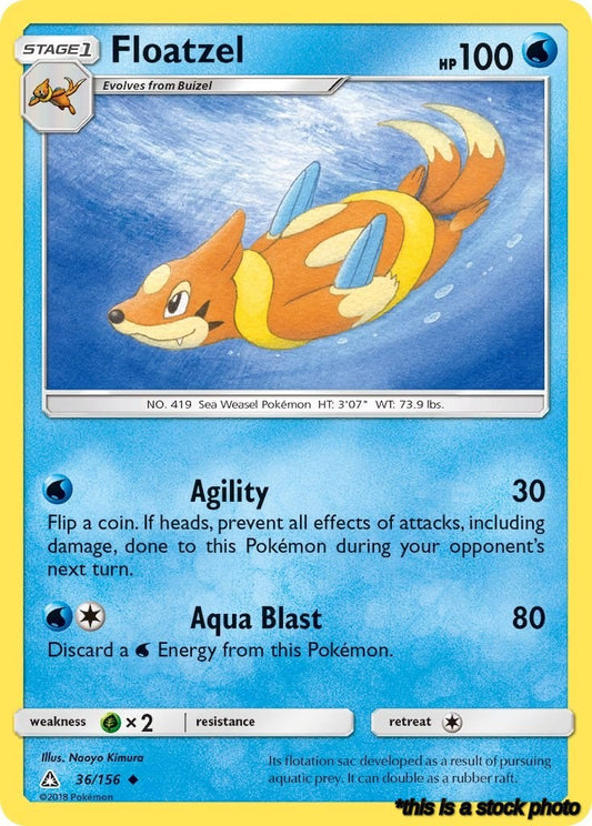 Uncommon Floatzel [36/156 Lightly Played ]