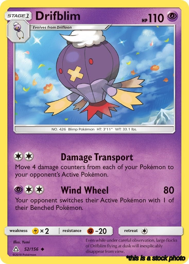 Uncommon Drifblim [52/156 Near Mint ]