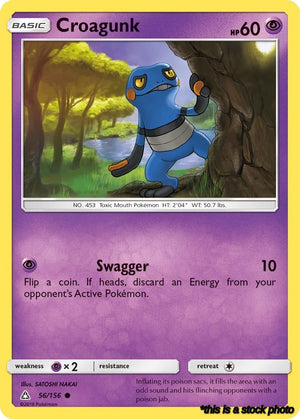 Common Croagunk [56/156 Near Mint ]