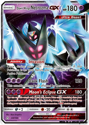 Holofoil Dawn Wings Necrozma GX [63/156 Near Mint ]