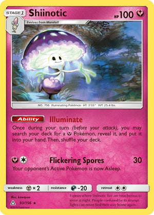 Rare Shiinotic [93/156 Near Mint ]