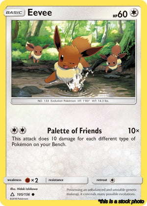 105/156 Eevee (105) Common Normal