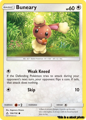 Common Buneary [106/156 Near Mint ]