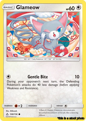 Common Glameow [108/156 Near Mint ]
