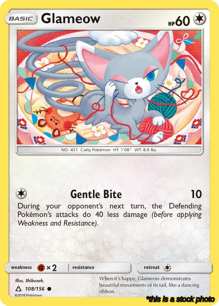 Common Glameow [108/156 Lightly Played ]