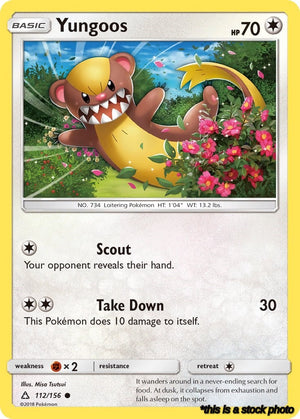 Normal Yungoos [112/156 Near Mint ]