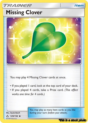 129/156 Missing Clover Uncommon Normal