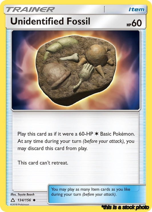 Normal Unidentified Fossil [134/156 Lightly Played ]