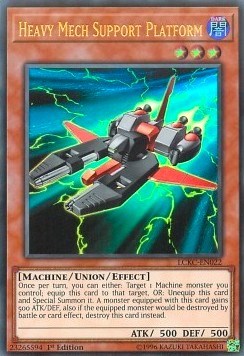Unlimited Heavy Mech Support Platform [LCKC-EN022 Near Mint] Ultra Rare