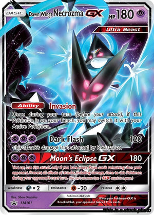 Holofoil Dawn Wings Necrozma GX - SM101 [SM101 Near Mint ]