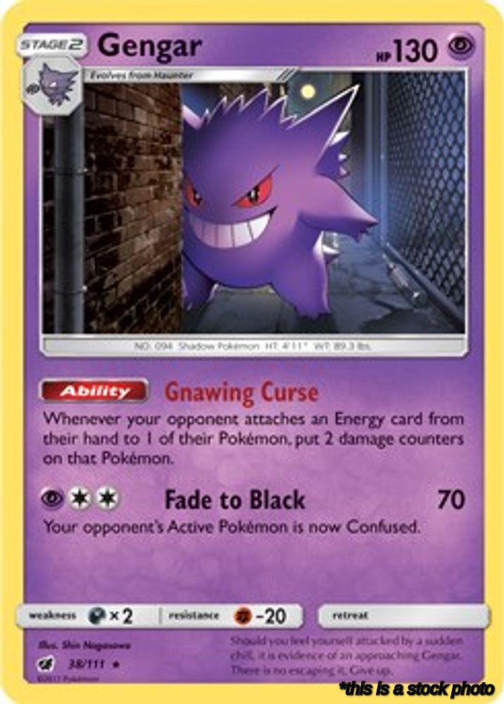 Gengar - 38/111 (Prerelease Kit Exclusive)